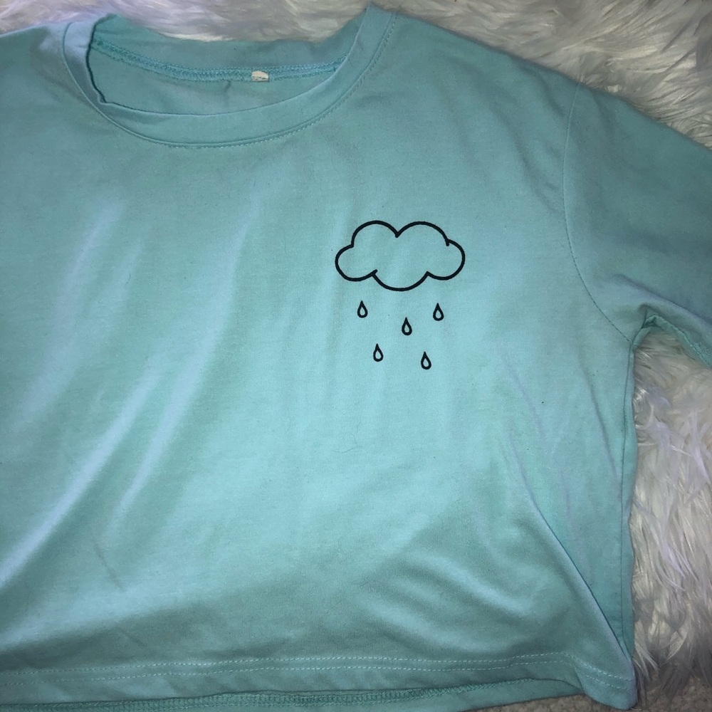 Rain Cloud Crop Top